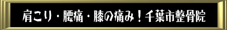 肩こり・腰痛・ひざの痛み